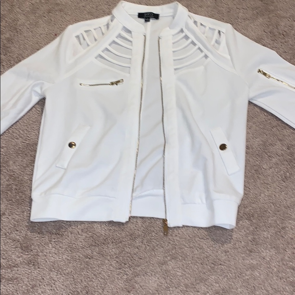 White stylish jacket